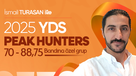 2025 İLKBAHAR YDS PEAK HUNTERS 70+ İLERİ SEVİYE GRUP İsmail TURASAN