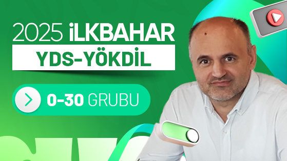 2025 İLKBAHAR YDS YÖKDİL SIFIRDAN BAŞLAYANLAR SERTAN ACAR