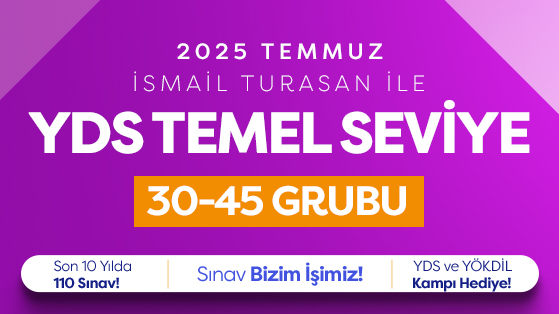 2025 TEMMUZ YDS ONLINE KAMP İsmail Turasan - Sertan Acar