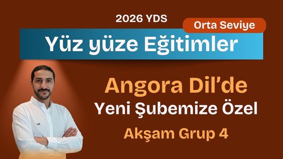 2026 BAHAR KIZILAY YÜZ YÜZE 65+ İLERİ SEVİYE YDS  grup 5