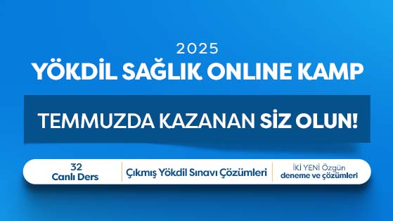 2025 TEMMUZ YÖKDİL SAĞLIK ONLINE KAMP - İsmail TURASAN