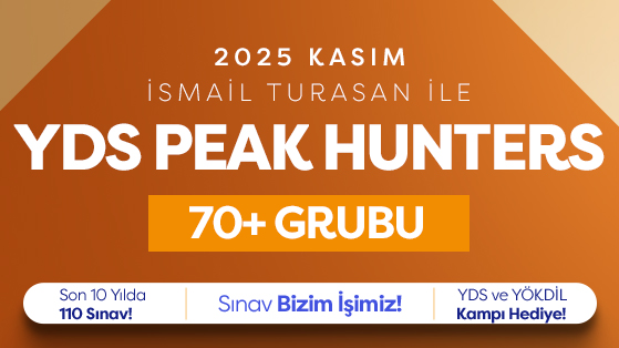 2025 KASIM YDS PEAK HUNTERS 70+ İSMAİL TURASAN