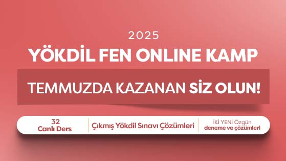 2025 TEMMUZ YÖKDİL FEN ONLINE KAMP - İsmail TURASAN