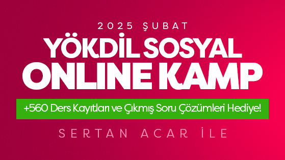 2025 ŞUBAT YÖKDİL SOSYAL ONLINE KAMP Sertan ACAR