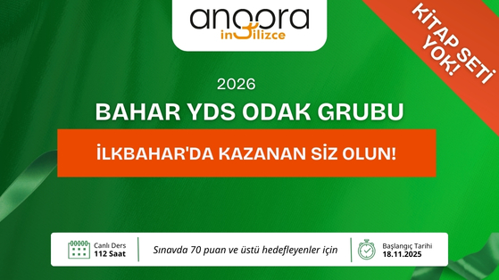 2026 BAHAR YDS ODAK GRUBU İSMAİL TURASAN - KİTAP SETİ YOK