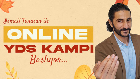 2025 EKİM E-YDS VE KASIM YDS ONLINE KAMP İSMAİL TURASAN ile 6 hafta