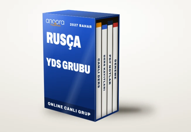 2027 BAHAR RUSÇA YDS GRUBU SADİ TORUN Kitap seti YOK